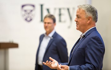 Recipe for success: Mike Tevlin & Dan Devlin, HBA ’81