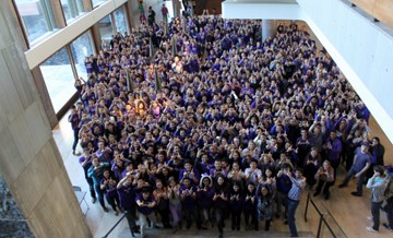 Ivey HBAs light up the Grand Hall in purple