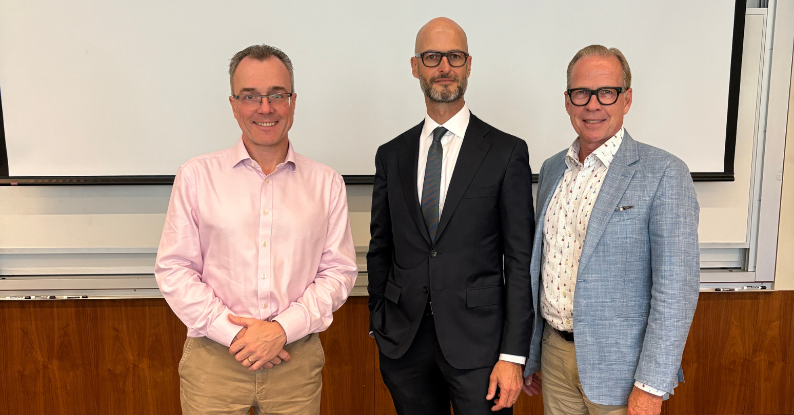 L-r: Julian Birkinshaw, Brett Barakett, and Doug Murphy