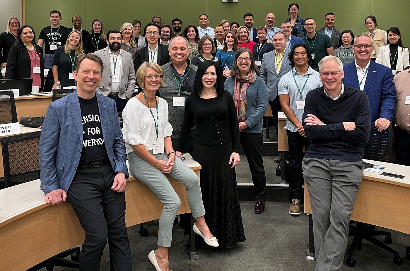 EMBA alumni and Ivey faculty at the inaugural Lifelong Learning event at the Donald K. Johnson Centre in Toronto