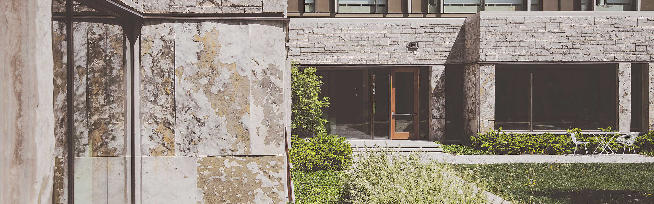 A picture of the inner courtyard at Ivey Business School.