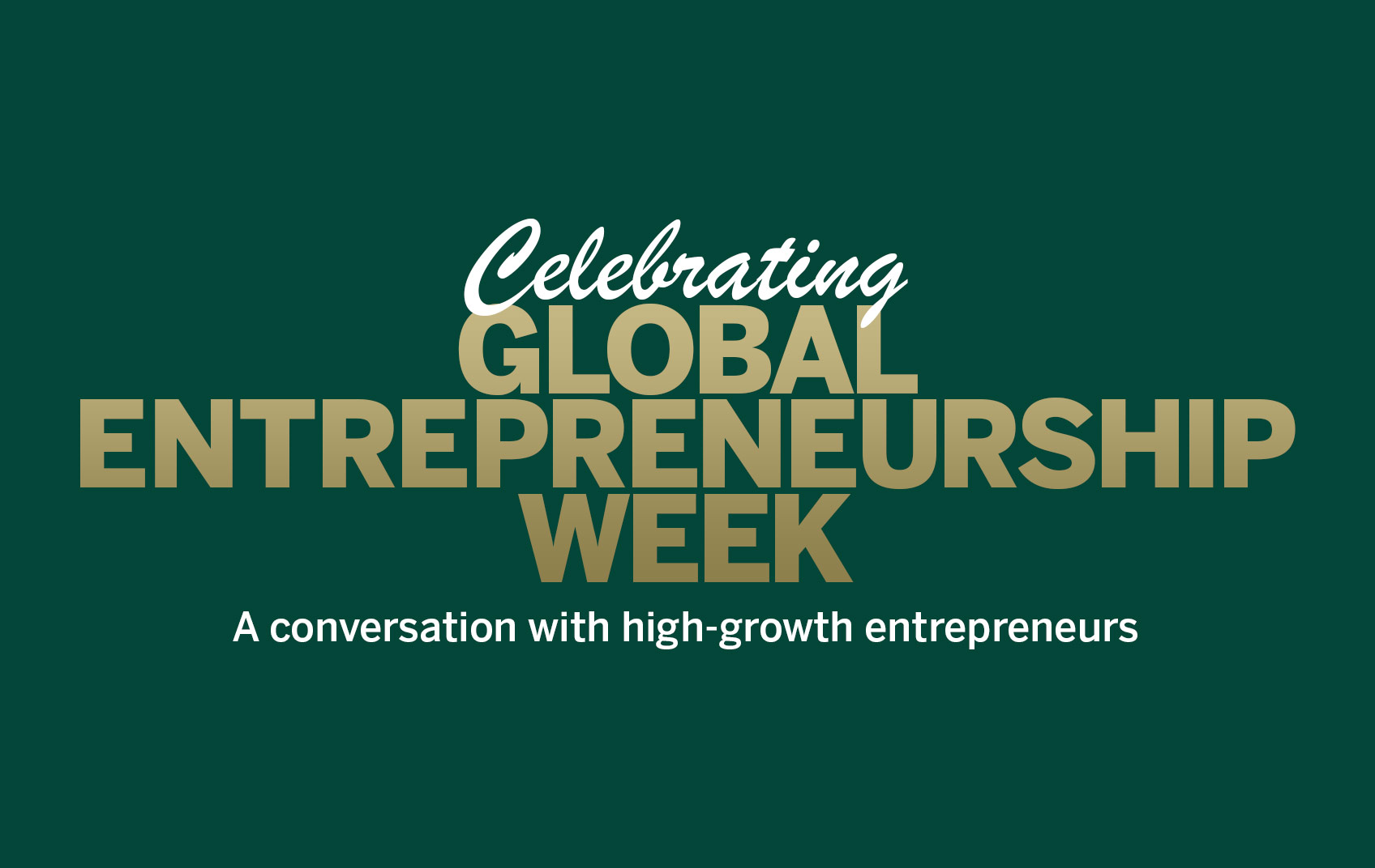Entrepreneurship Week Event Page Banner