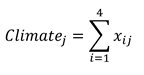 Climate formula