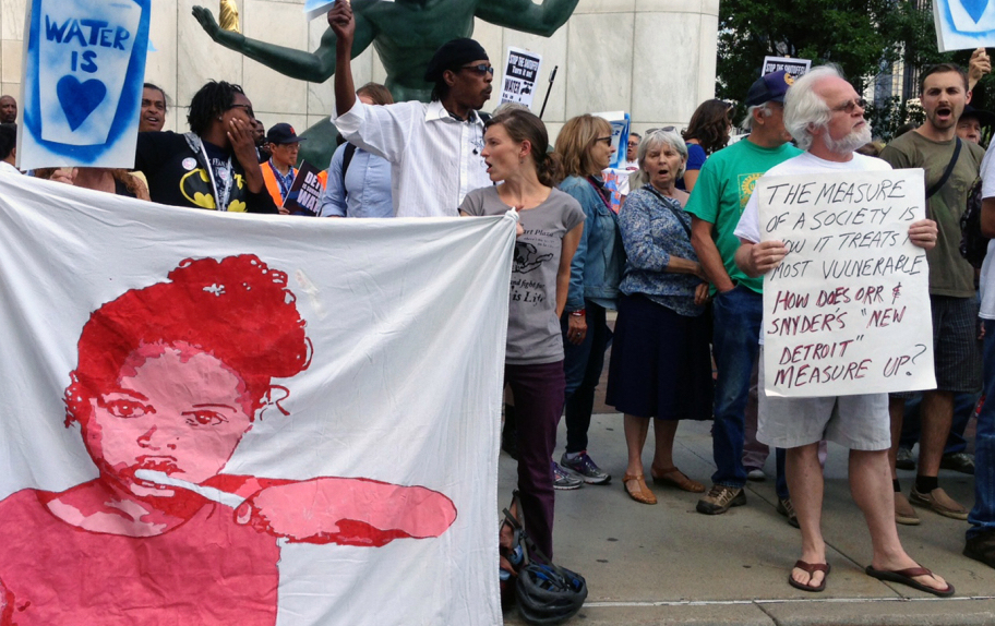 Detroit Water Protest