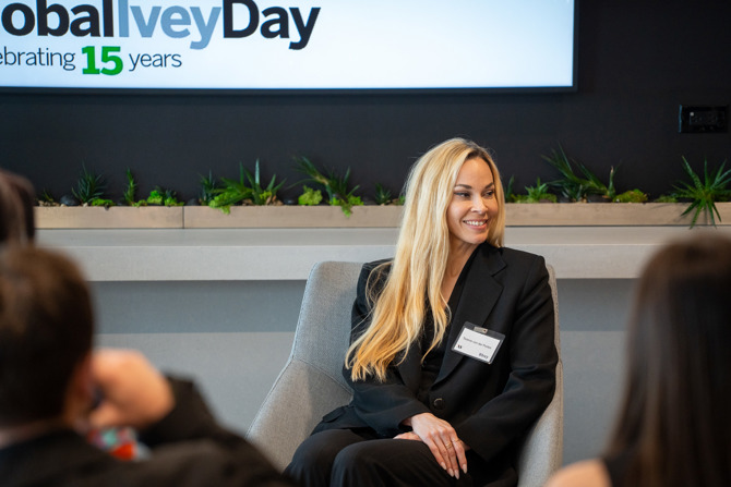 Panellist Teanne von der Porten, MBA ’05, Executive Director of ESG Services at KPMG