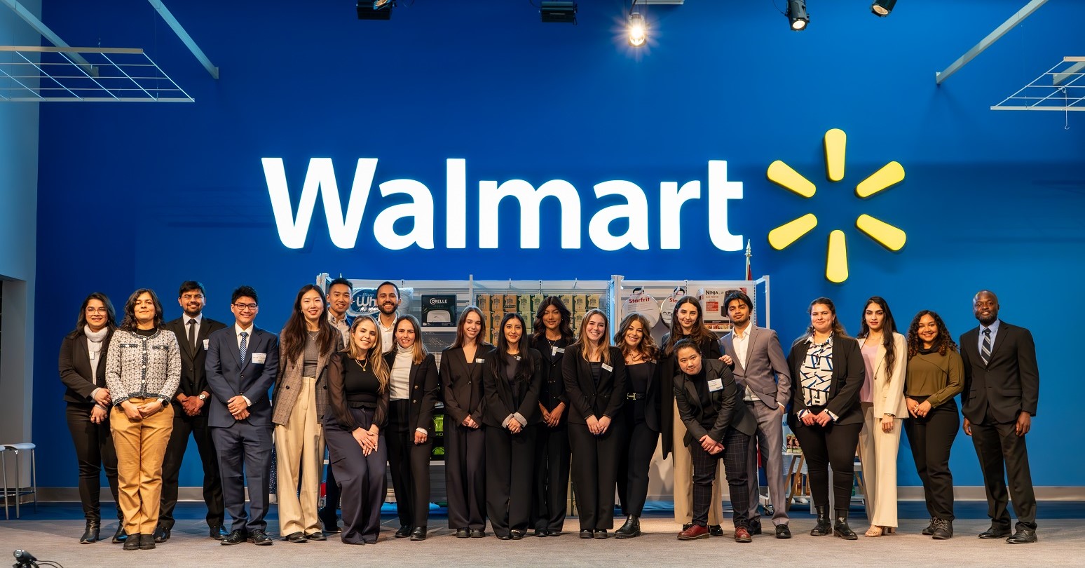Systems Innovation Challenge winning teams at Walmart Canada's headquarters