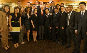 Meeting Warren Buffett a dream come true for Ivey student