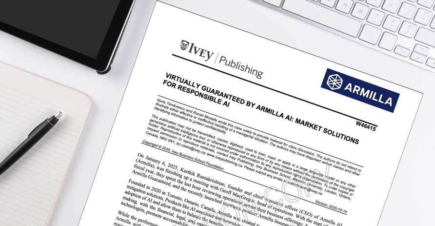 Case Study - Virtually Guaranteed by Armilla AI: Market Solutions for Responsible AI