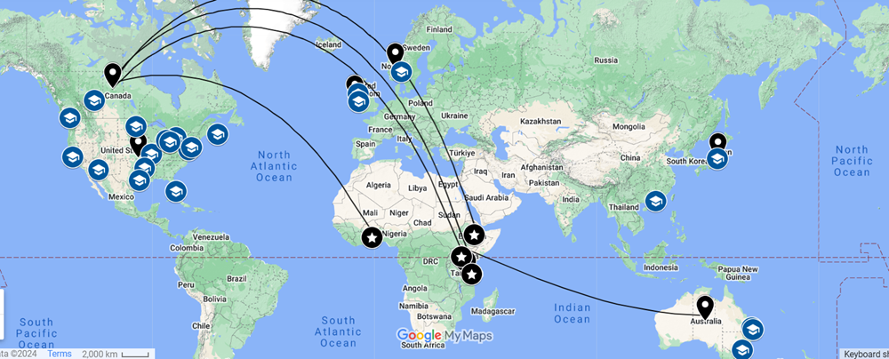 NODES & SHIPMENT MAP