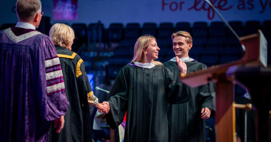 Purpose, perseverance, and connection define Ivey’s fall convocation