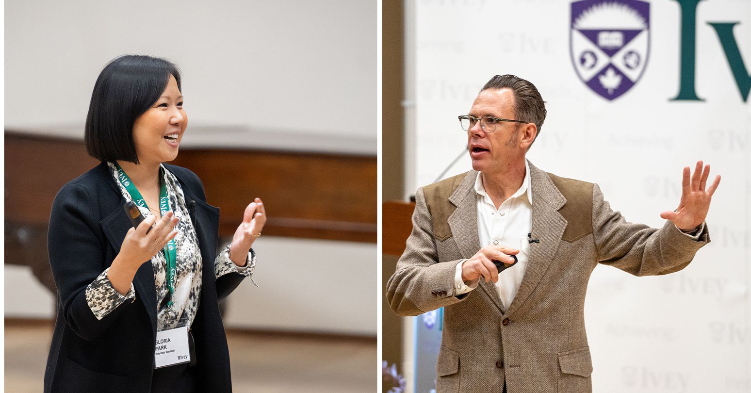 L-r: Gloria Park and Patrick Tower