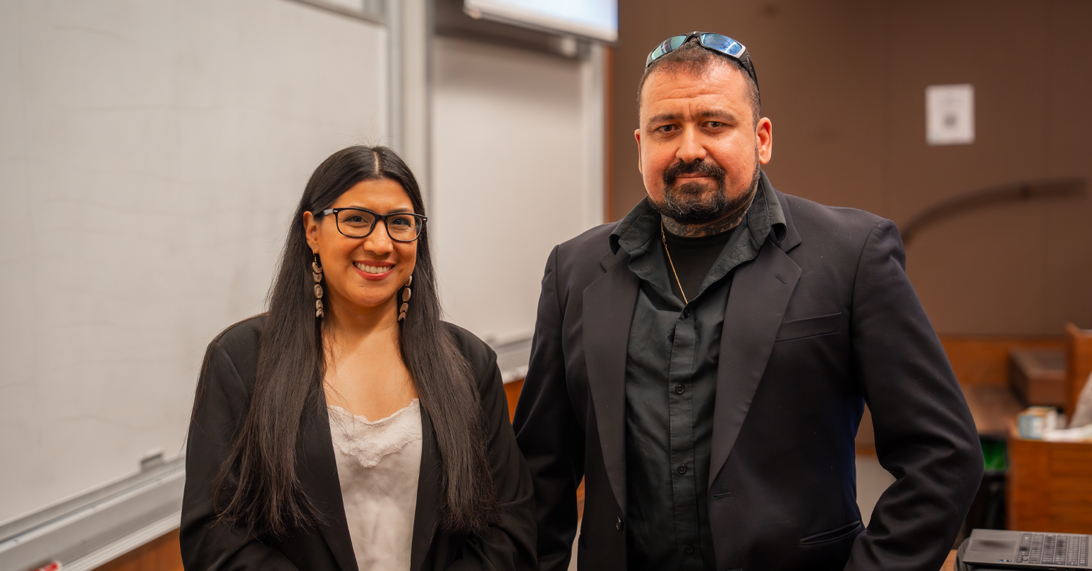 Samantha Whiteye and Pernell Jones