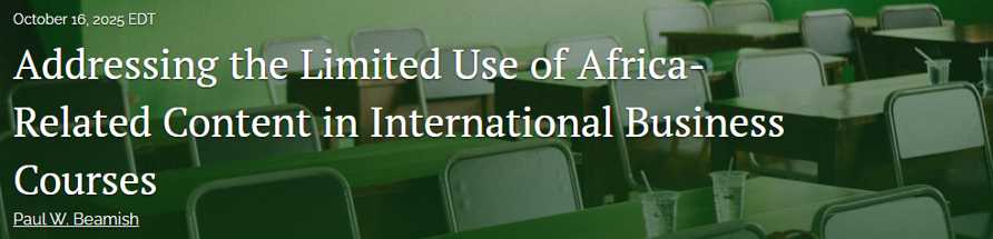 AIB Insights article published October 16, 2025