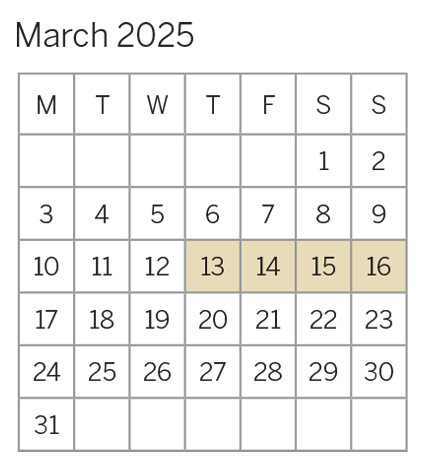 March 2025