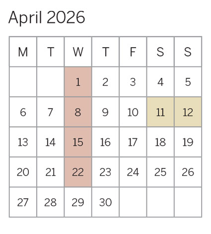 April 2026