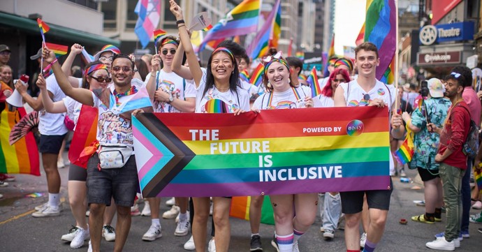 Ivey students at Pride Parade