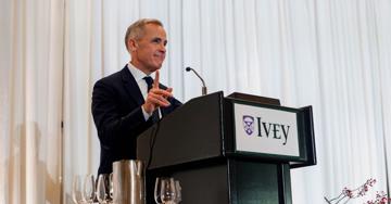 Mark Carney honoured with Ivey Business Leader Award