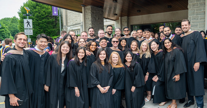 Ivey graduates at the 2024 spring convocation ceremony