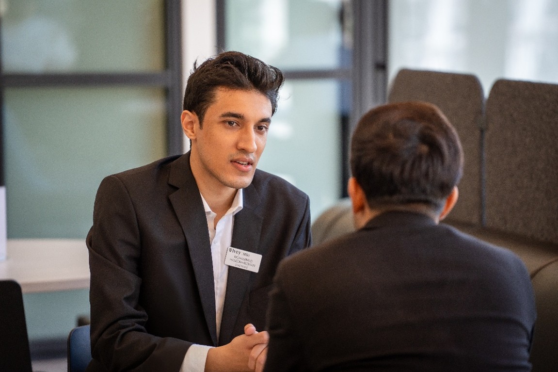 Photo of Hamzah Rizwan at Ivey Get Connected