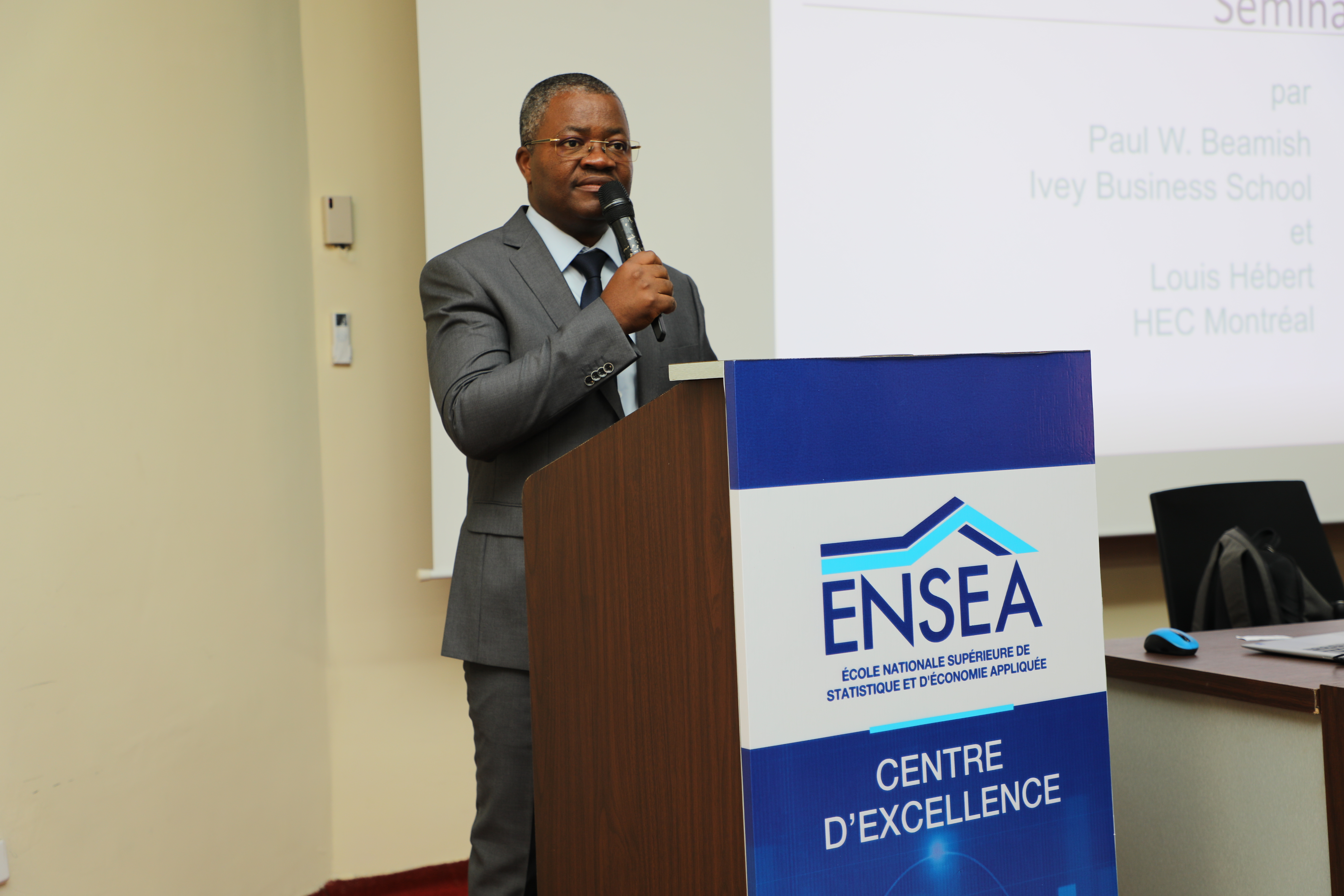 Professor Kouadio opening the session