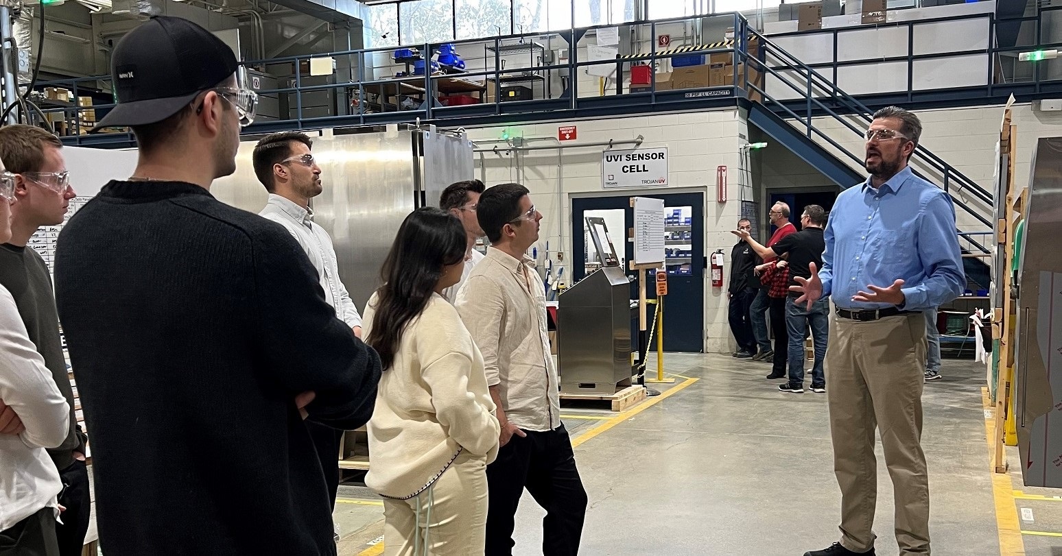 CEMS Students Touring Trojan Technologies