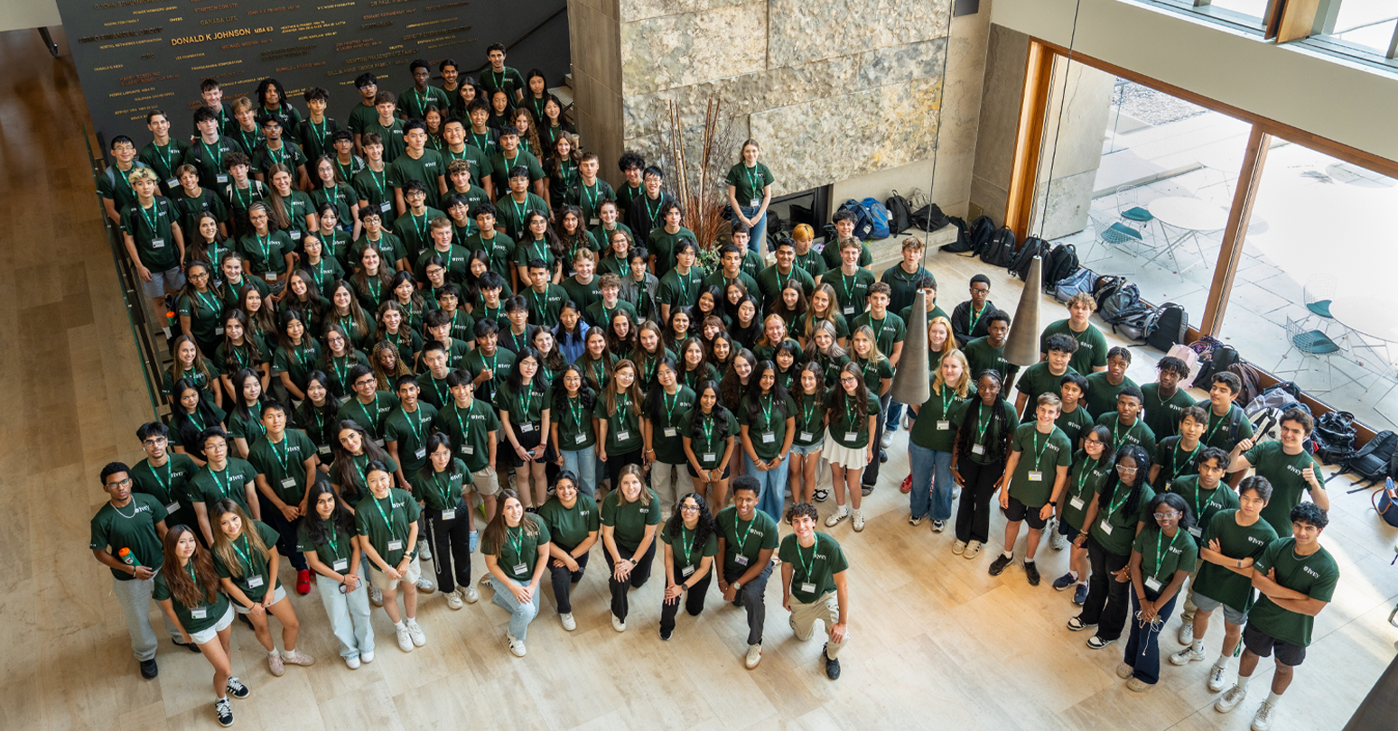 High school students participating in the John F. Wood Summer Leadership Program