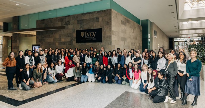 GEM mentors and mentees at Ivey's Donald K. Johnson Centre