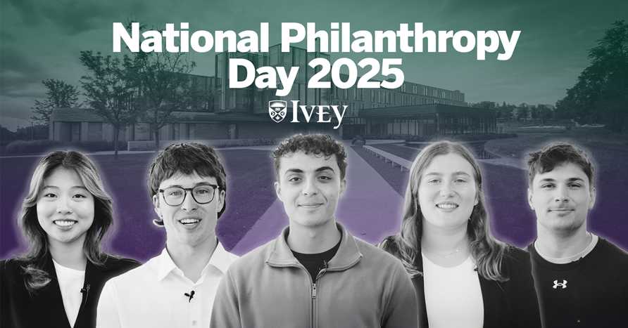 Celebrating the impact of donor support at Ivey