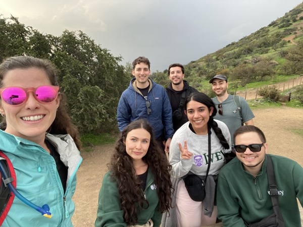 Ivey's AMBA students in Chile