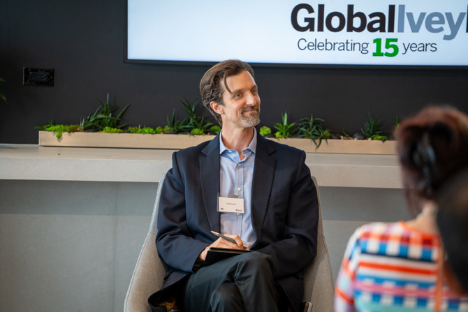 Panellist Tom Ewart, HBA ’04, AVP of Sustainability at Co-operators Group