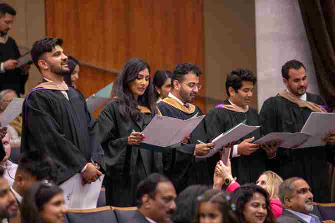 Spring Convocation Pledge Ceremony