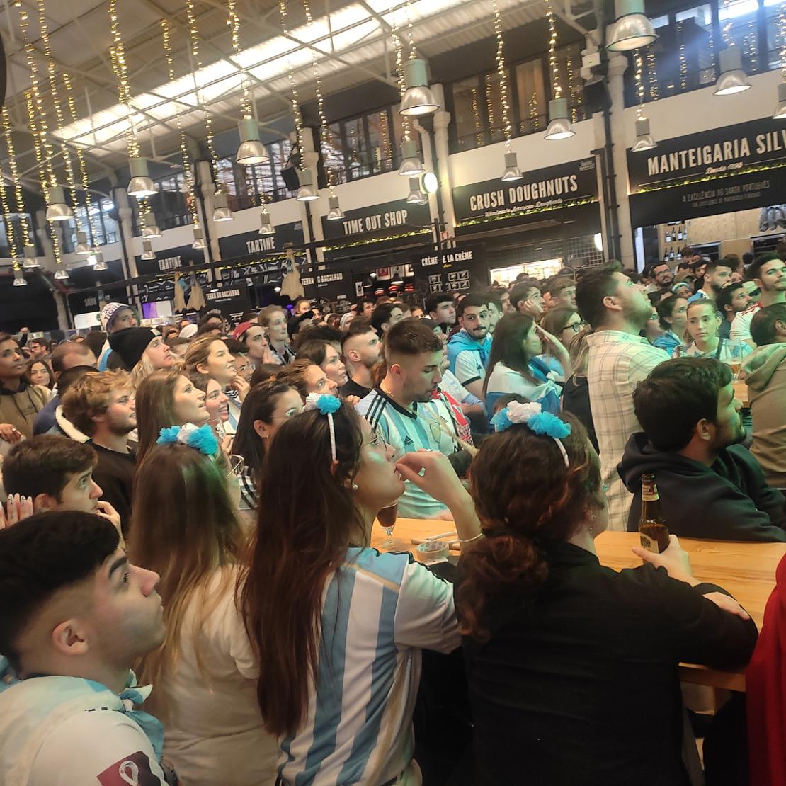 Watching the World Cup Finals in Portugal: Argentina vs. France