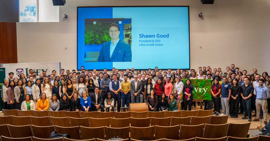 Finding your why: Libro CEO Shawn Good inspires Ivey MBAs to lead with purpose
